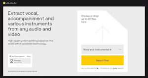 Free AI Tools - Lalal.ai - Advanced AI-Powered Audio Separation and Stem Extraction